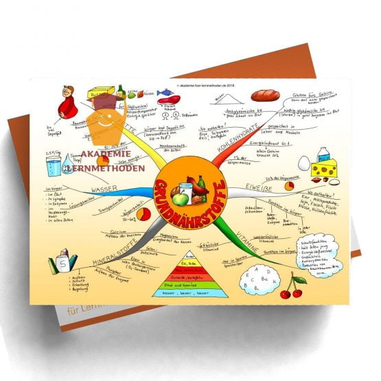 Mindmap Grundnahrstoffe