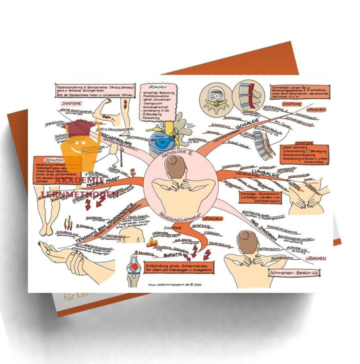 Mindmap zum Thema Gefäße Pathologie für den med. Heilpraktiker