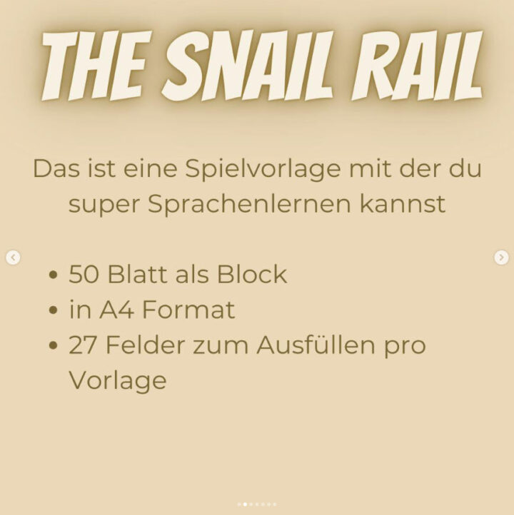 Der Snail-Rail-Block.